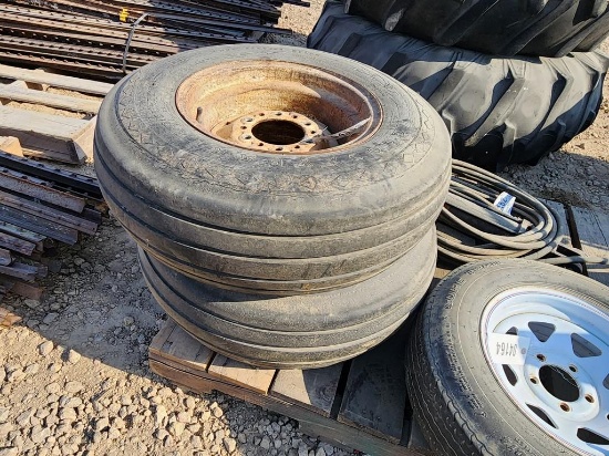 PAIR 9.5L - 15 6 PLY TIRES