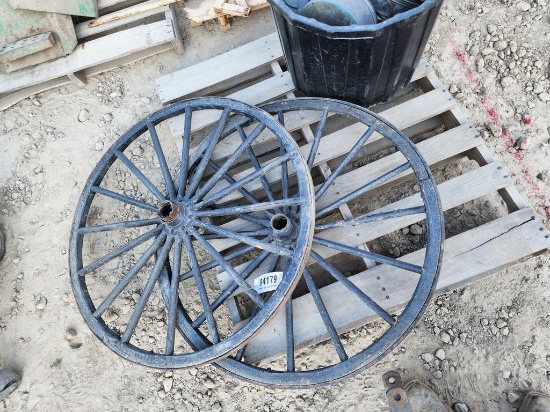 (2) BUGGY WHEELS