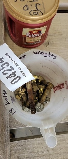 BOLTS FOR JOHN DEERE REAR WHEEL WEIGHTS