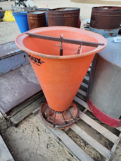 ORANGE HOG FEEDER