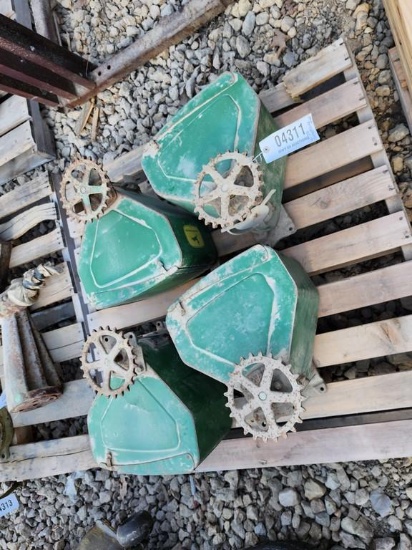 (4) JOHN DEERE INSECTICIDE BOXES