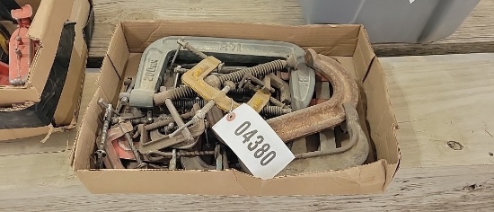 BOX OF C CLAMPS