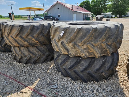 (4) GOODYEAR 710/70R42 TIRES