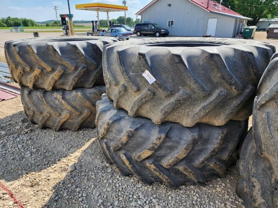 (4) GOODYEAR 710/70R42 TIRES