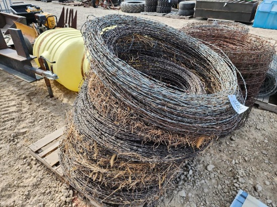 PALLET OF BARB WIRE