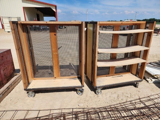 (2) SHELF UNITS