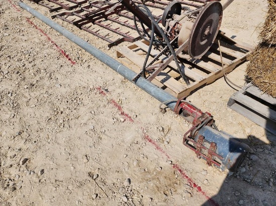 4" X 15' AUGER WITH ELECTRIC MOTOR