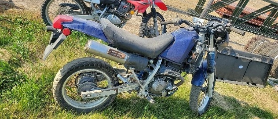 1988 HONDA NX250 BLUE MOTORCYCLE - FOR PARTS ONLY