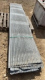SHEETS OF GALVANIZED STEEL UP TO 12' LONG