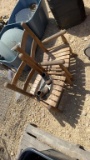 SET OF WOODEN CHAIRS