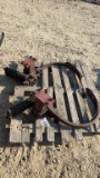 (2) CHISEL PLOW SHANKS WITH FRAME EXTENSIONS