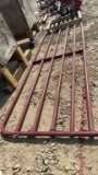 NEW RED 12' CATTLE GATE