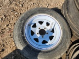ST205/75R14 TIRE AND RIM