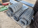 4 PARTIAL ROLLS NEW WOVEN WIRE