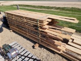 BOARD FEET ASSORTED SIZES AND TYPES OF WOOD LUMBER