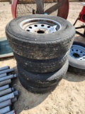205/75R15 TIRES WITH RIMS