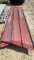 (17) PIECES RED BARN/ROOFING STEEL - ASST'D LENGTH