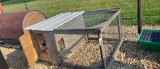 CHICKEN CAGE W/ FEEDERS & WATERERS