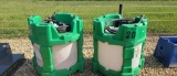 (2) ROUND UP 12P GALLON TOTES W/ WALKING PUMPS
