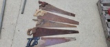 (5) HAND SAWS FOR WOOD