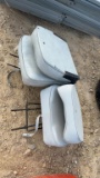 (2) REMOVABLE BOAT SEATS