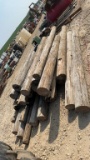 (25) WOODEN FENCE POSTS