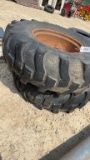 (2) CASE IH 16.9 X 24 TIRES AND RIMS