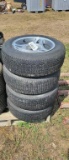 (4) 1997 MUSTANG TIRES AND RIMS - 15