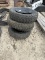 (4) YARD CART TIRES & RIMS