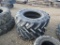 (2) 18.4R30 GOODYEAR TIRES