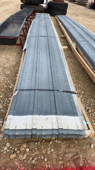 PALLET W/ 32 PIECES OF 27' STEEL