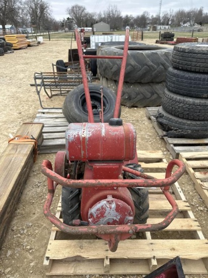COMMERCIAL GARDEN TILLER- RUNS GOOD