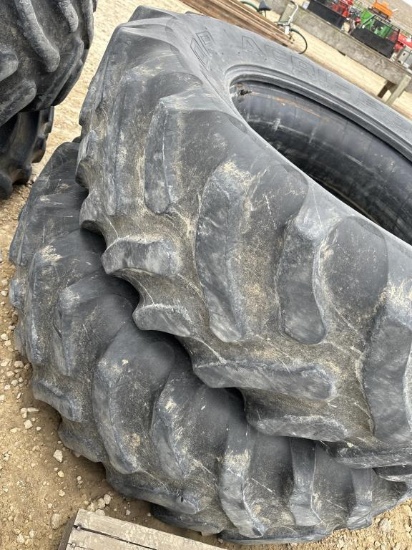 (2) 18.4 X 38 CO-OP TIRES & TUBES