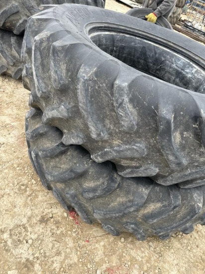 (2) 18.4 X 38 CO-OP TIRES & TUBES