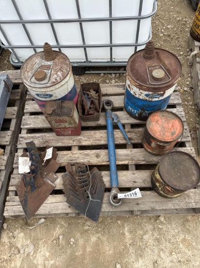 FORD TOP LINK- OIL CANS