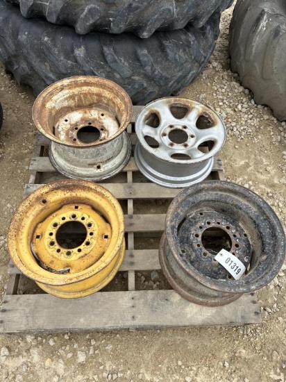 (4) WAGON RIMS