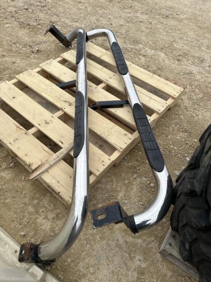 RUNNING BOARDS OFF SILVERADO EXTENDED CAB