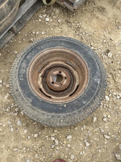 15" TRAILER TIRE & RIM