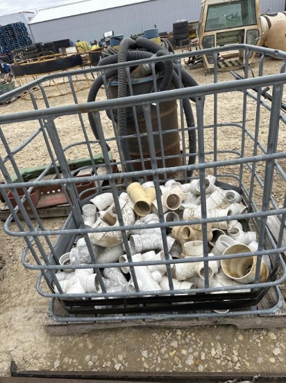 TOTE OF PLUMBING FITTINGS