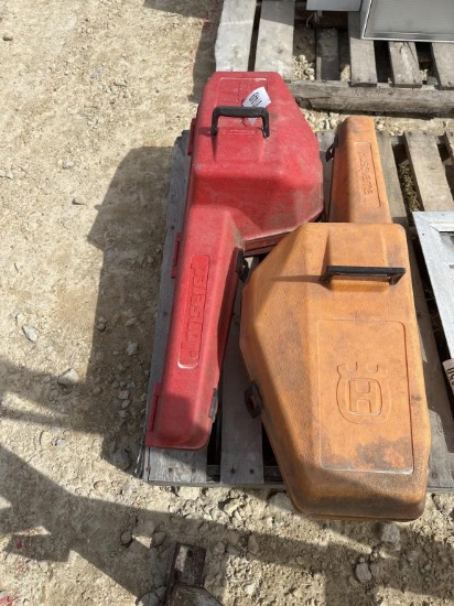 (2) CHAINSAW BOXES