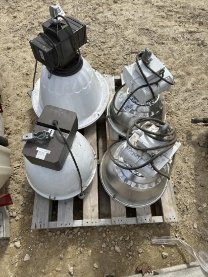(4) MATCHING HI-BAY LIGHTS