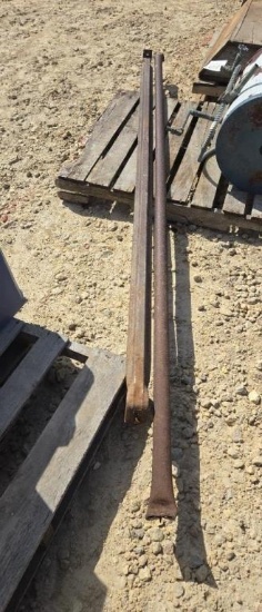 (2) FENCE POST BRACES