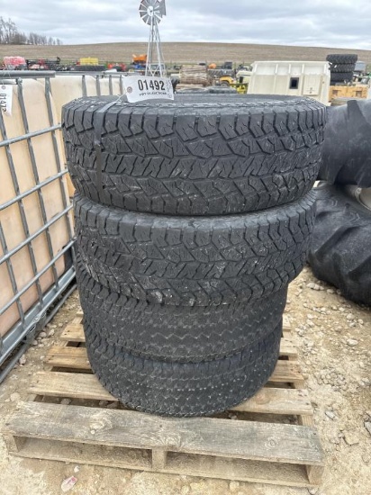 (4) 265/70R17 TRUCK TIRES