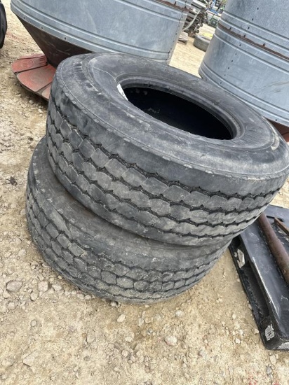(2) 425/65R22.5 TIRES