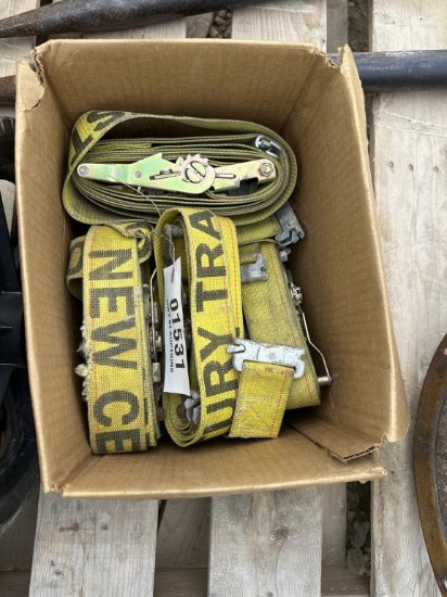 (7) RATCHET STRAPS WITH HOOKS
