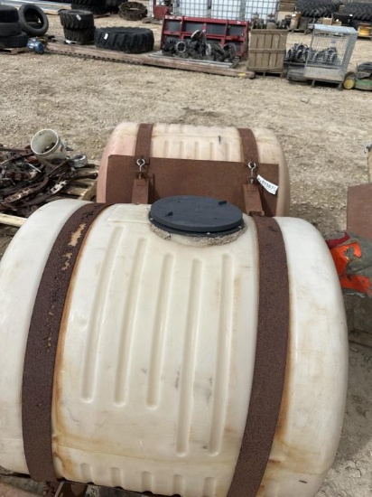 (2)  200 GALLON SADDLE TANKS & BRACKETS