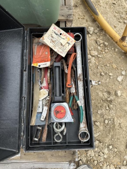 2 TOOL BOXES W/ MISCELLANEOUS TOOLS