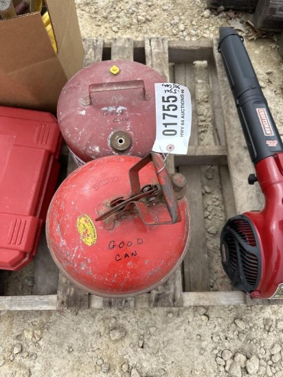 (2) 5 GALLON GAS CANS