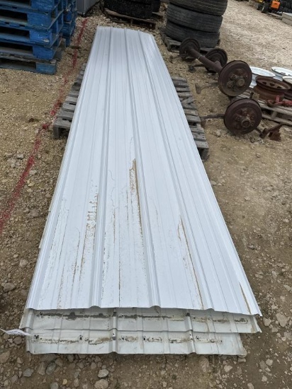 (7) SHEETS USED WHITE STEEL