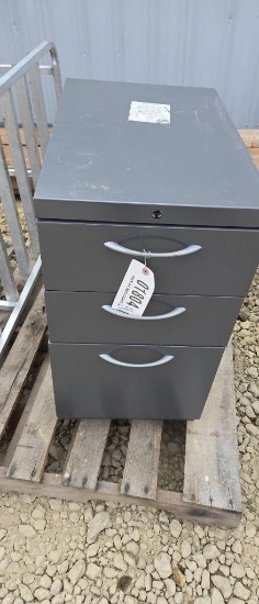 GRAY CABINET WITH DRAWERS